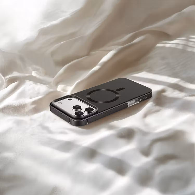 LEVELO OPULIS IPHONE 17 PRO MAX MAGSAFE FROSTED CASE PHANTOM BLACK LVLOPU17PMPHBK thumbnail 8
