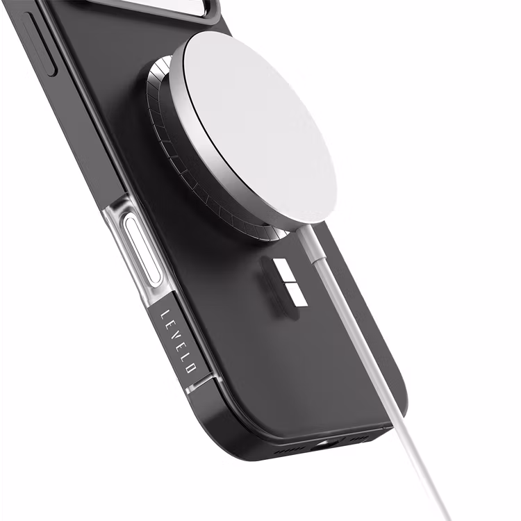 LEVELO OPULIS IPHONE 17 PRO MAX MAGSAFE FROSTED CASE PHANTOM BLACK LVLOPU17PMPHBK thumbnail 3