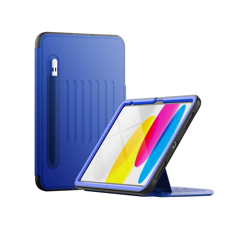 LEVELO LUXORA IPAD 10.2 INCH FULL BODY PROTECTION CASE BLUE LVLIC10BU