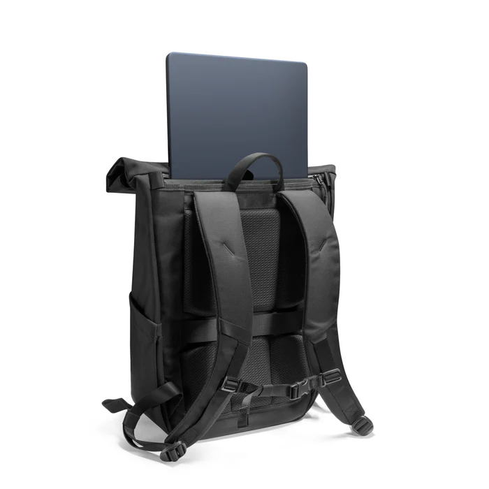TOMTOC NAVIGATOR T61 ROLLTOP BACKPACK BLACK T61L1D1 thumbnail 7