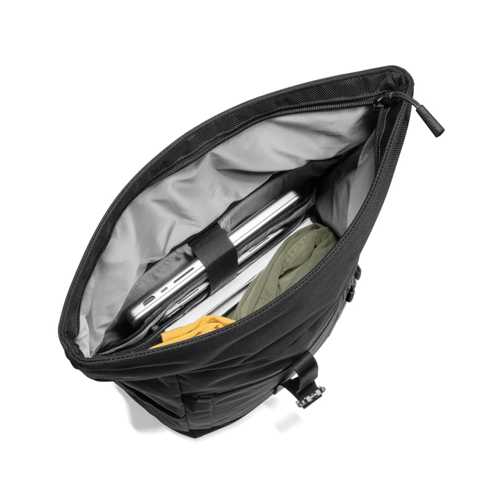 TOMTOC NAVIGATOR T61 ROLLTOP BACKPACK BLACK T61L1D1 thumbnail 5