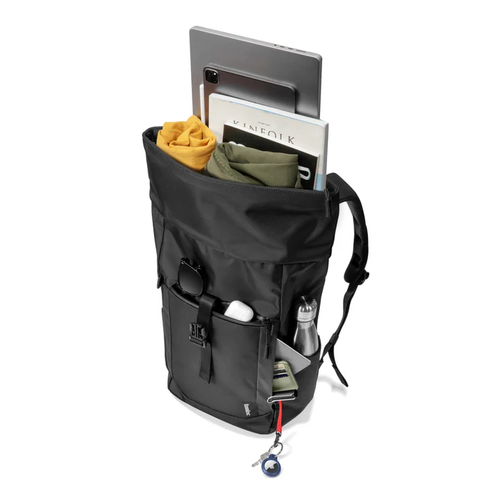 TOMTOC NAVIGATOR T61 ROLLTOP BACKPACK BLACK T61L1D1 thumbnail 8