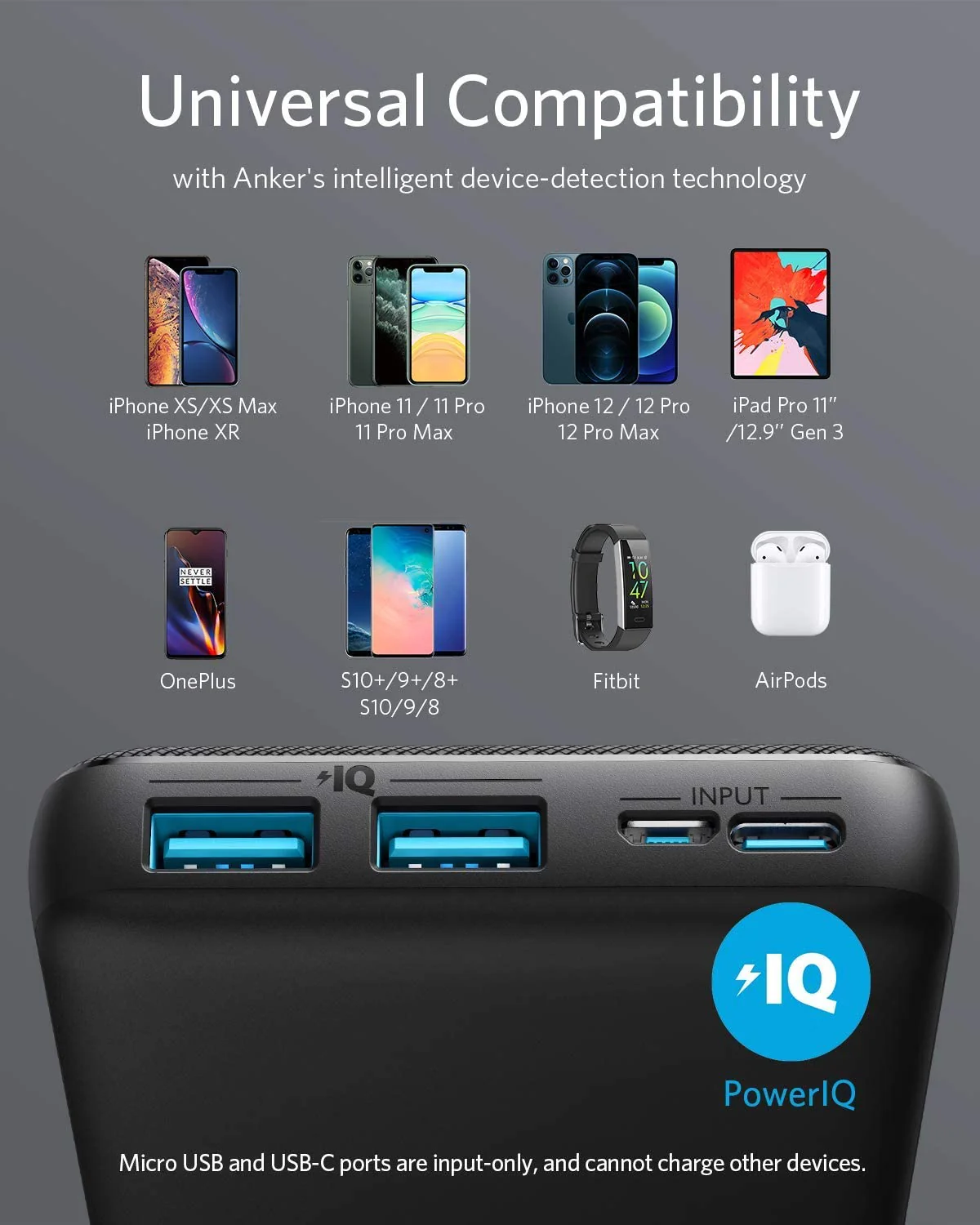 ANKER POWERCORE ESSENTIAL 20000 MAH POWERBANK BLACK A1268H13 thumbnail 2