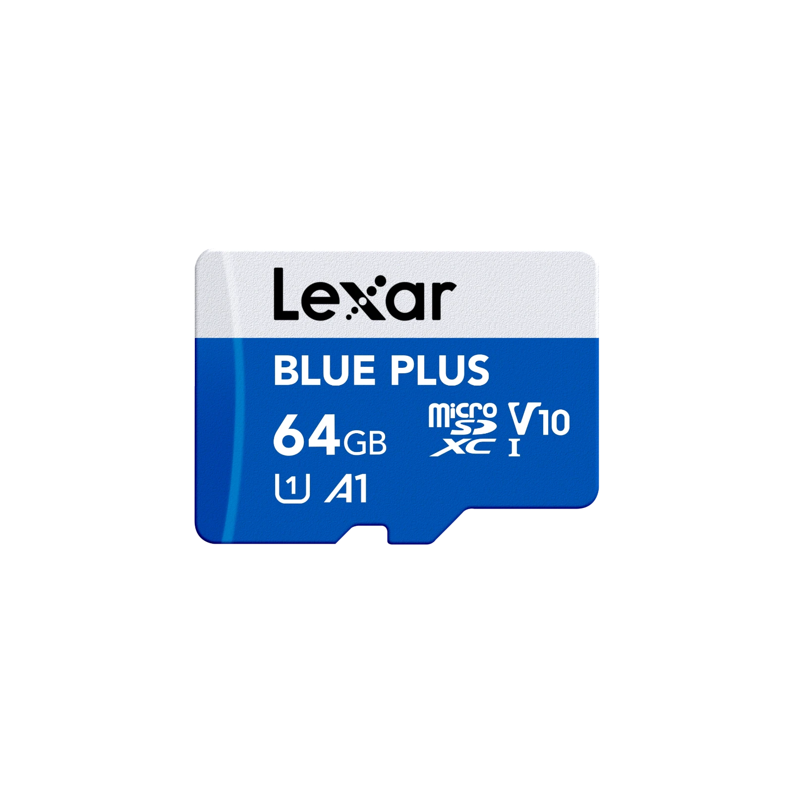 LEXAR BLUE PLUS MICROSDXC UHS-I CARD 64GB 100MB/S LMSBLPL064G-BNANG