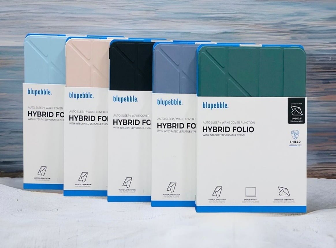 BLUPEBBLE IPAD 10.9 INCH 10TH GENERATION HYBRID FOLIO CASE