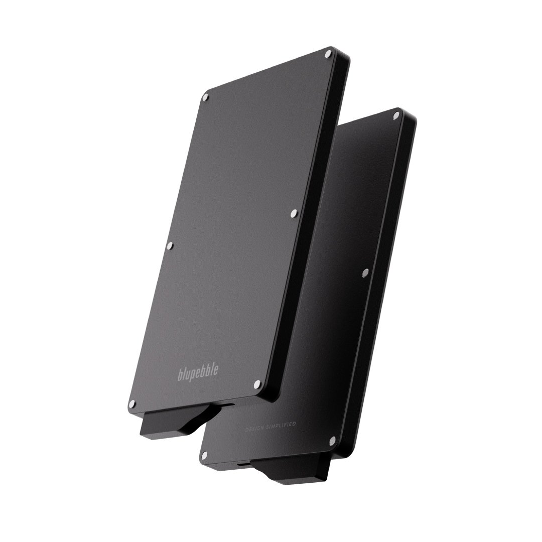 Bluepebble 6-Card Magnetic Holder with RFID Protection - Black BP-6CARRDMAG-BK