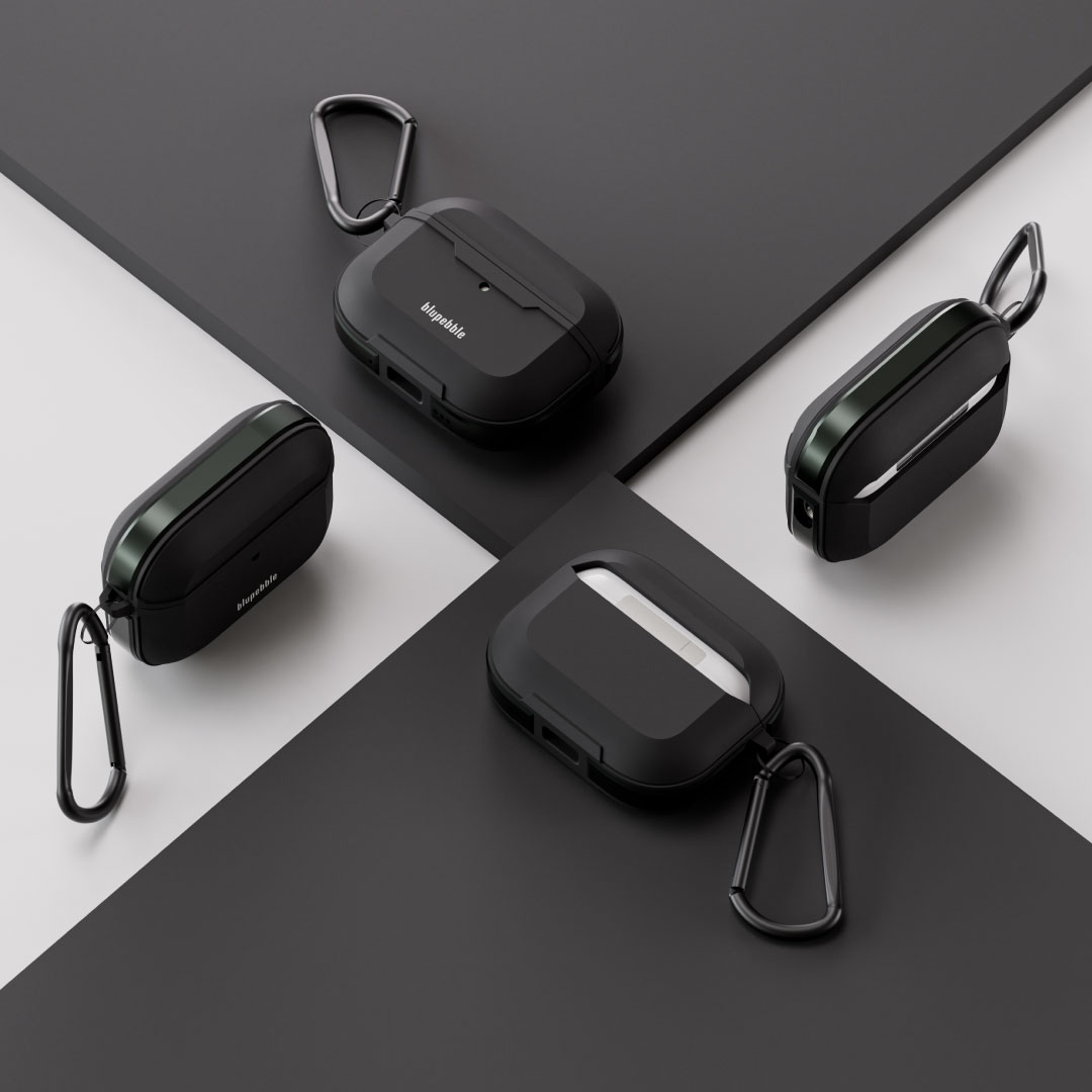 BLUPEBBLE ARMORPOD AIRPODS PRO 3 CASE BLACK BP-APP3AMRPD-BK thumbnail 2