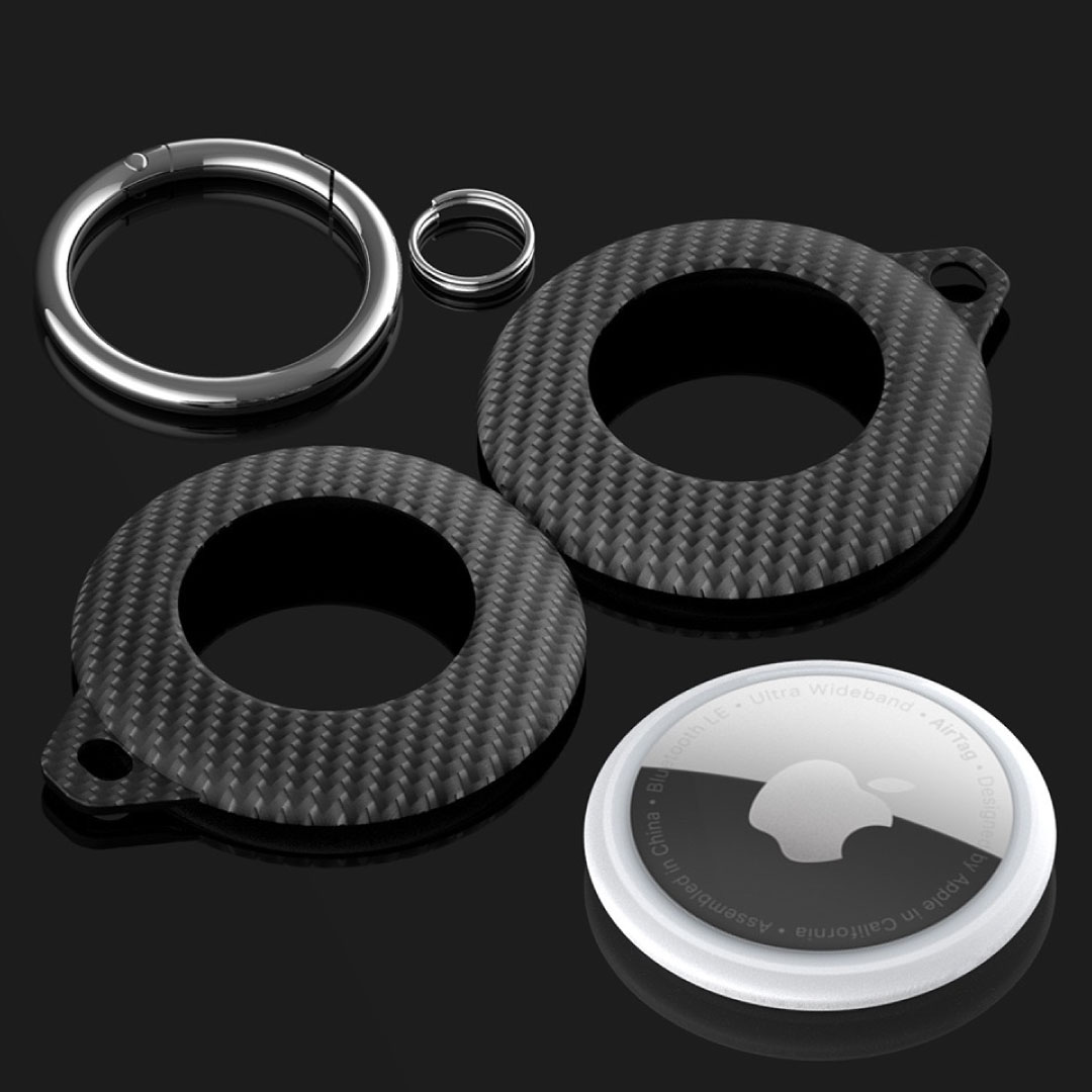 BLUPEBBLE GRAPHITE AIRTAG CASE AIRTAG BLACK BP-ATGRAPHITE-BK thumbnail 3