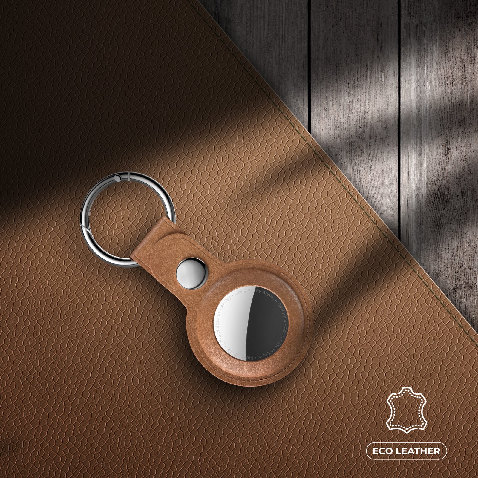 BLUPEBBLE CLASSIC LEATHER KEY RING thumbnail 7
