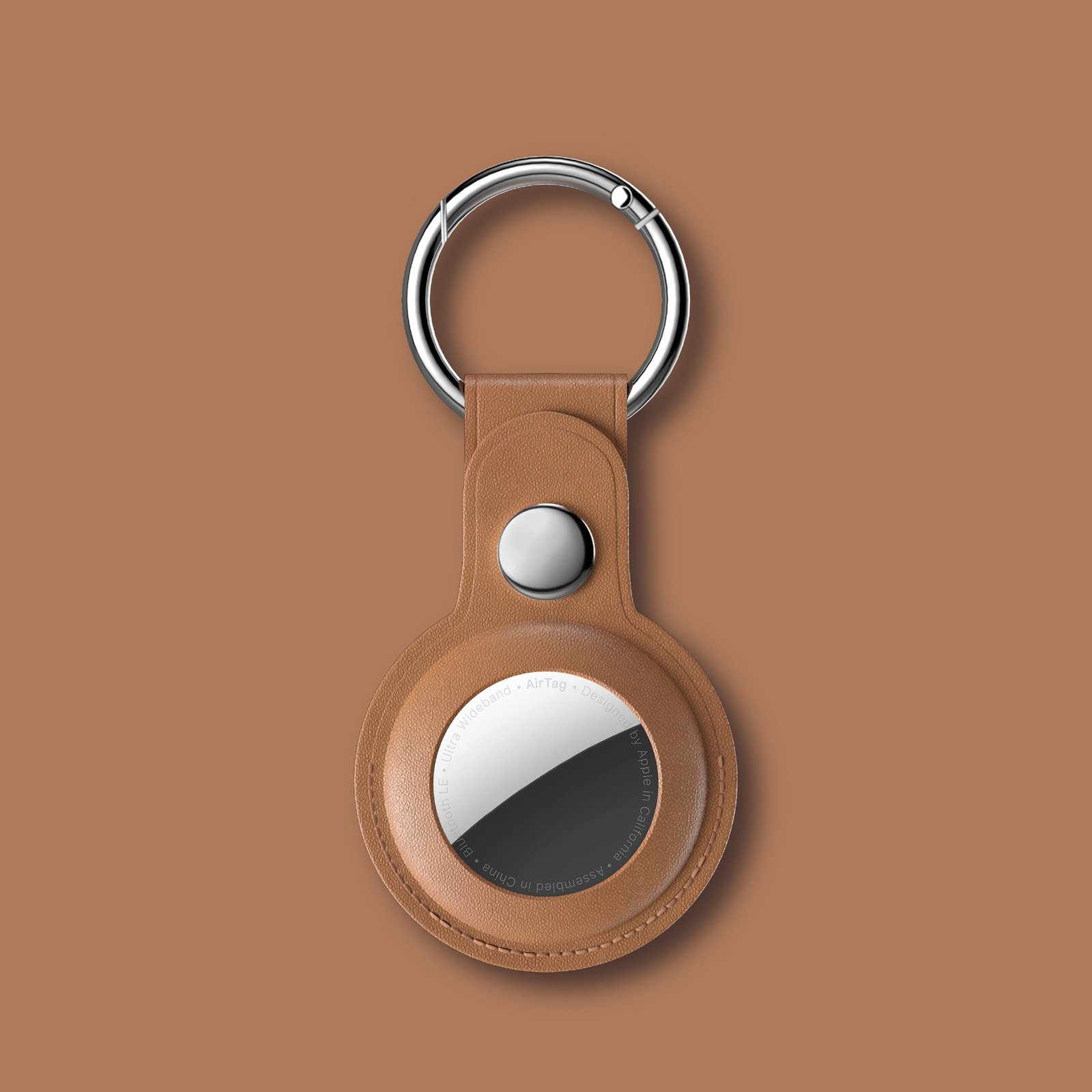 BLUPEBBLE CLASSIC LEATHER KEY RING thumbnail 2