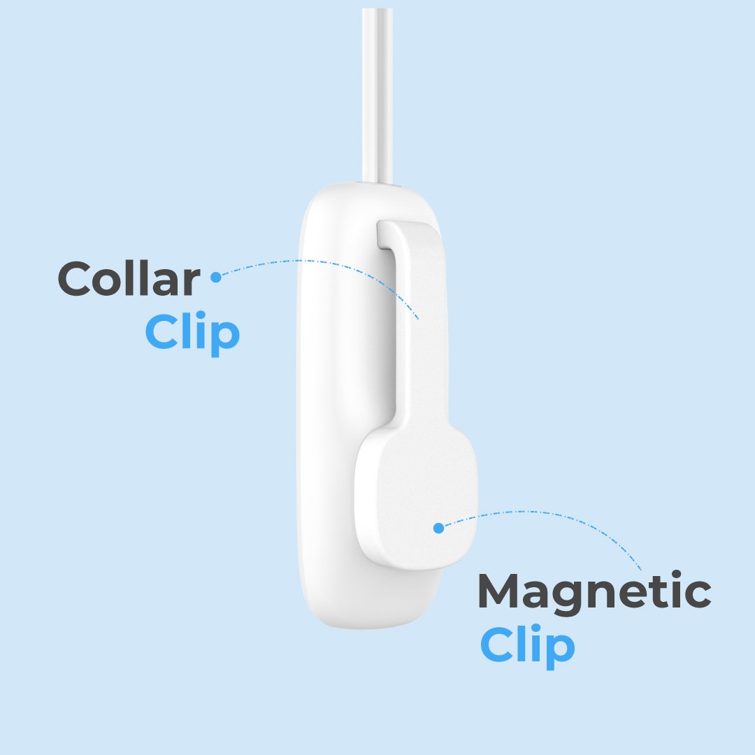 BLUPEBBLE BT CLIP WIRELESS EARPHONE WHITE BP-BTCLIP01-WH thumbnail 8