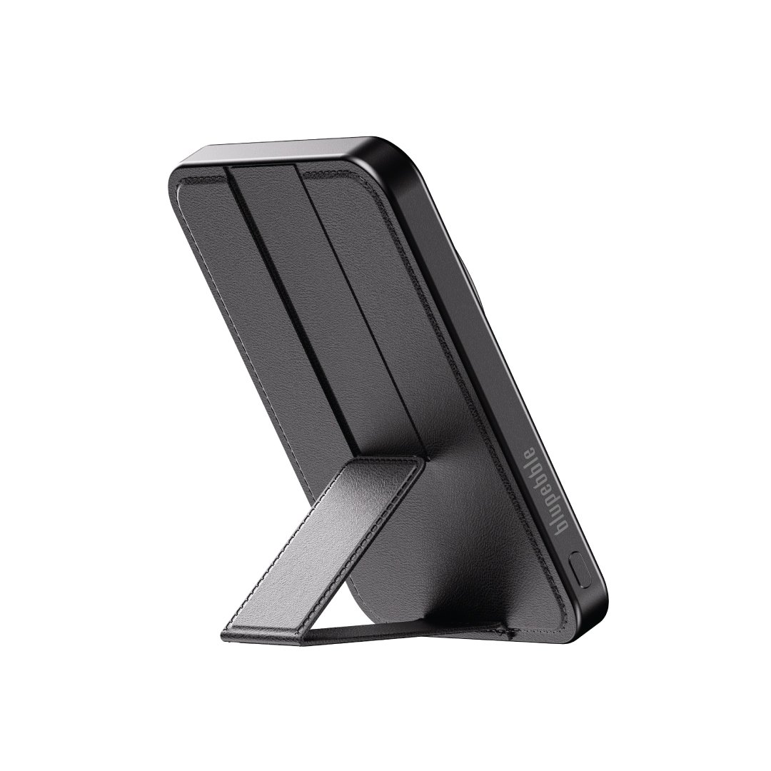 Blupebble 15W Qi2 Core Pod Grip MagSafe Power Bank Black BP-CPGRIP-BK thumbnail 2