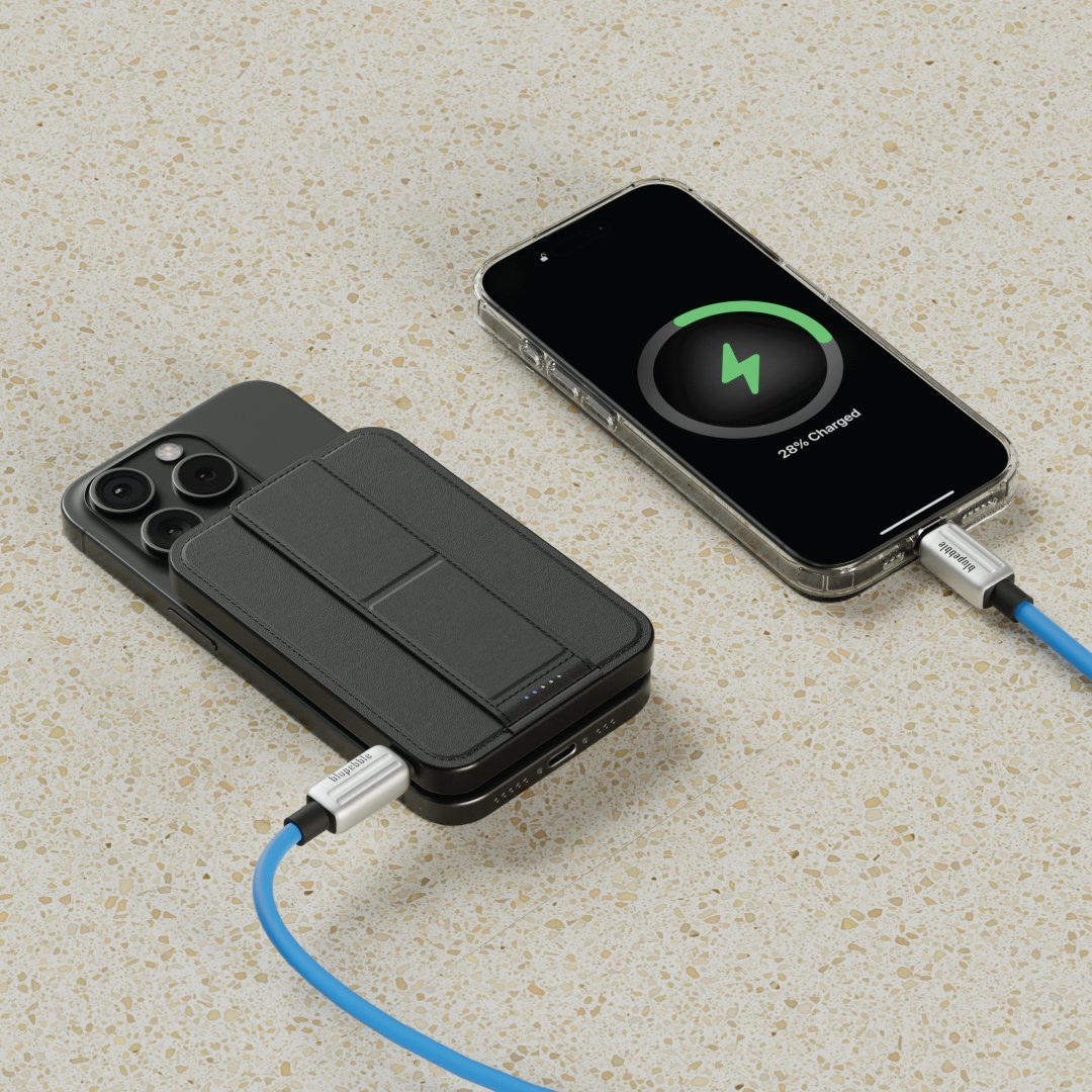 Blupebble 15W Qi2 Core Pod Grip MagSafe Power Bank Black BP-CPGRIP-BK thumbnail 5