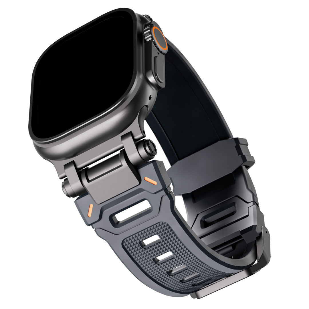 BLUPEBBLE APPLE WATCH STRAP ULTRA 3 AND SERIES 11 ENDURA PRO SERIES 49/46/45/44/42MM BLACK BP-ENDURAPRO-BK