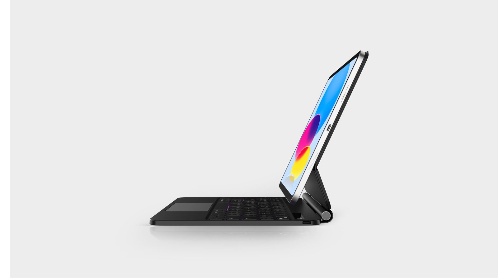 BLUPEBBLE IPAD 10TH GEN MAGIC FOLIO KEYBOARD WITH TRACKPAD ENG/ARB BP-FOLIO-MT10G-AR-EN-BK thumbnail 11