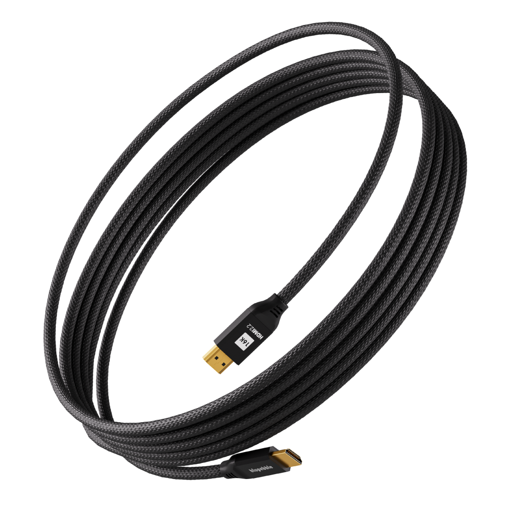 BLUPEBBLE 16K HDMI TO HDMI 2.2 ALUMINUM HOUSING SUPPORT 16K/60Z CABLE 2M BLACK BP-HD16KGEN2-AG2-BK thumbnail 2