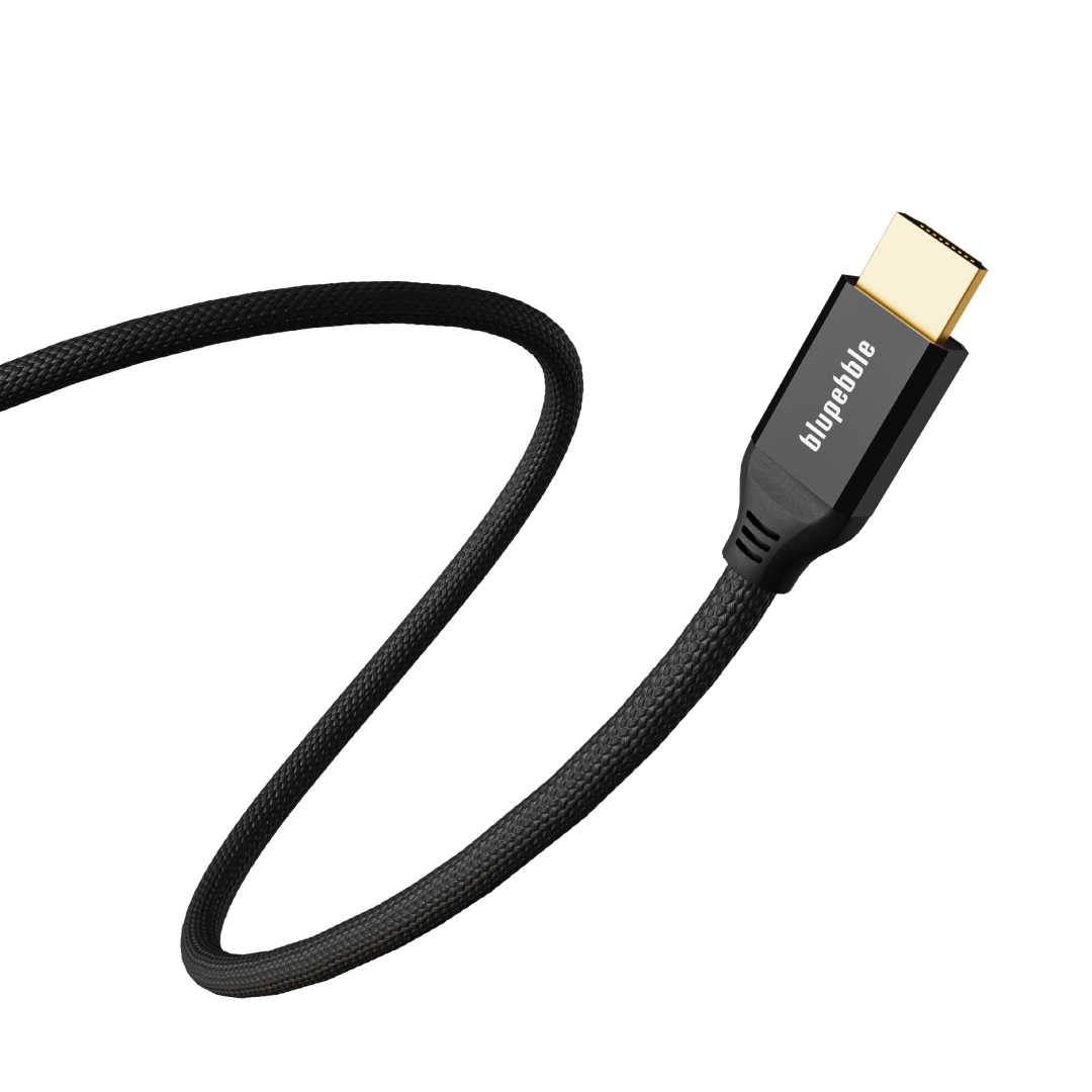 BLUPEBBLE 16K HDMI TO HDMI 2.2 ALUMINUM HOUSING SUPPORT 16K/60Z CABLE 2M BLACK BP-HD16KGEN2-AG2-BK thumbnail 3