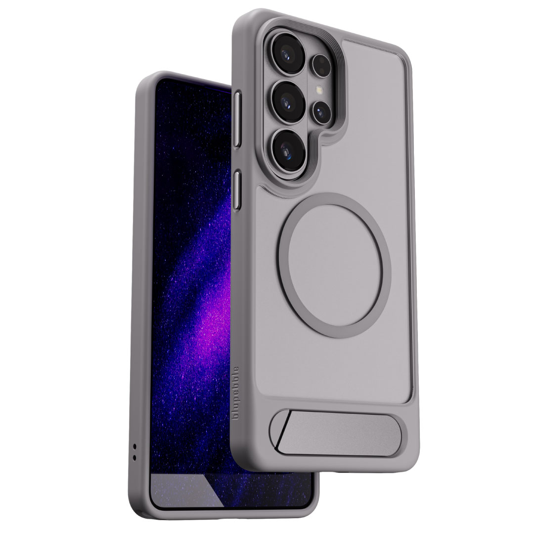 BLUPEBBLE SAMSUNG S26 ULTRA HYBRID MATTE CASE GRAY BP-HMS26ULT-GY