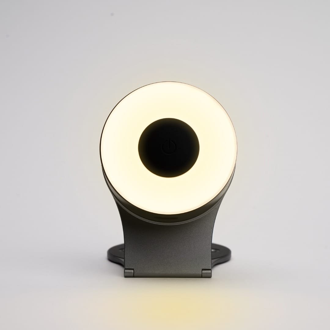 BLUPEBBLE LUMI MAG MAGNETIC ALUMINIUM ALLOY STAND WITH LED LIGHT GREY BP-LUMIMAG-GY thumbnail 4