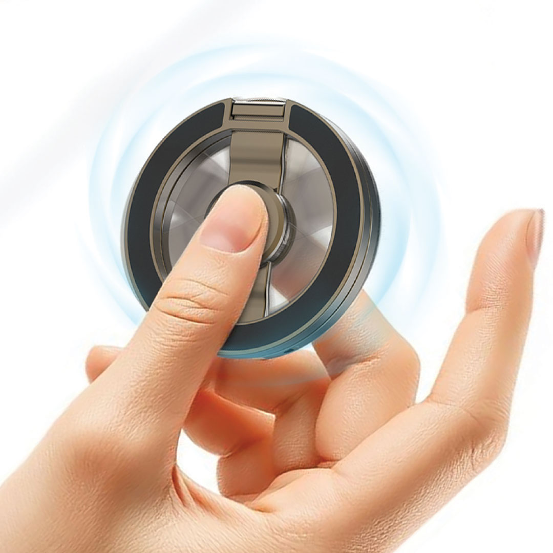 BLUPEBBLE MAGCLICK MAGSAFE COMPATIBLE RING HOLDER GUN METAL BP-MAGCLICK-GM thumbnail 3