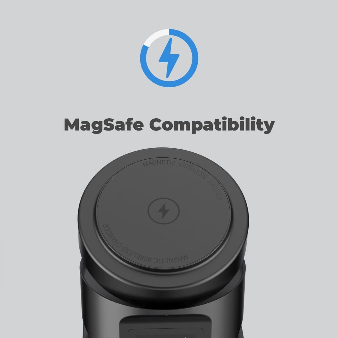 BLUPEBBLE MAGPOD HUB USB-C POWER DELIVERY AND USB-A QC3.0 65W BLACK BP-MAGPODHUB-BK thumbnail 7