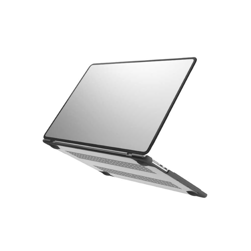 BLUPEBBLE MACBOOK AIR 15 INCH CRYSTAL FROST SNAP SHELL BLACK MBCCFS15AIR-BK