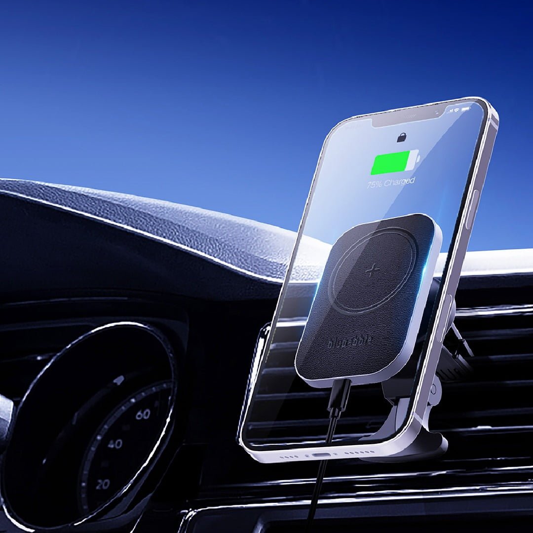 BLUPEBBLE NAVIMAG 3-IN-1 COMBO WIRELESS CHARGER BLACK BP-NAVIMAGCMBO-BK thumbnail 11