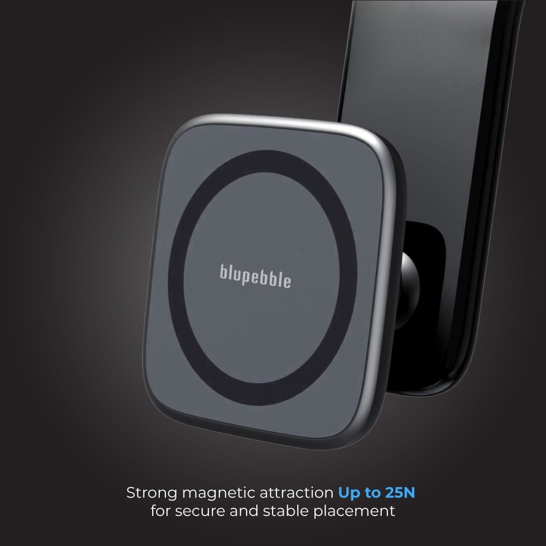BLUPEBBLE NAVI MAGNETIC MOUNT WITH MAGSAFE PHONE HOLDER BLACK BP-NAVIMAGMOUNT-BK thumbnail 7
