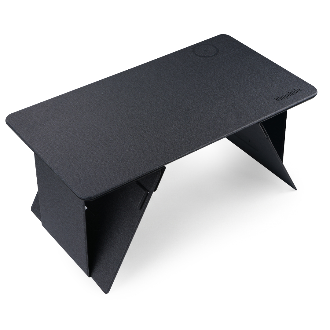BLUPEBBLE ORIGAMI UNIPAD WITH 15W WIRELESS CHARGING DARK GRAY BP-ORGMIUNPD-DGY