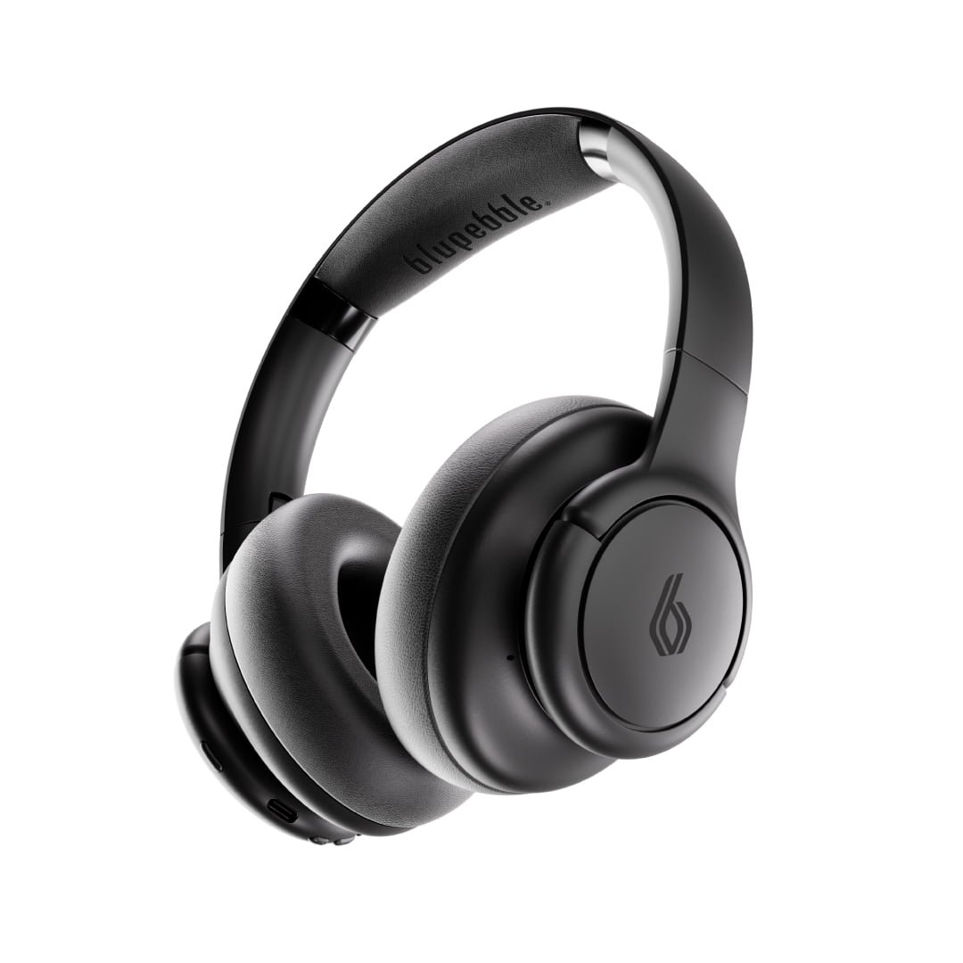 Blupebble C50 Over-Ear Foldable Hybrid Noise Cancelling Headphones - Black BP-PAC50ANC-BK