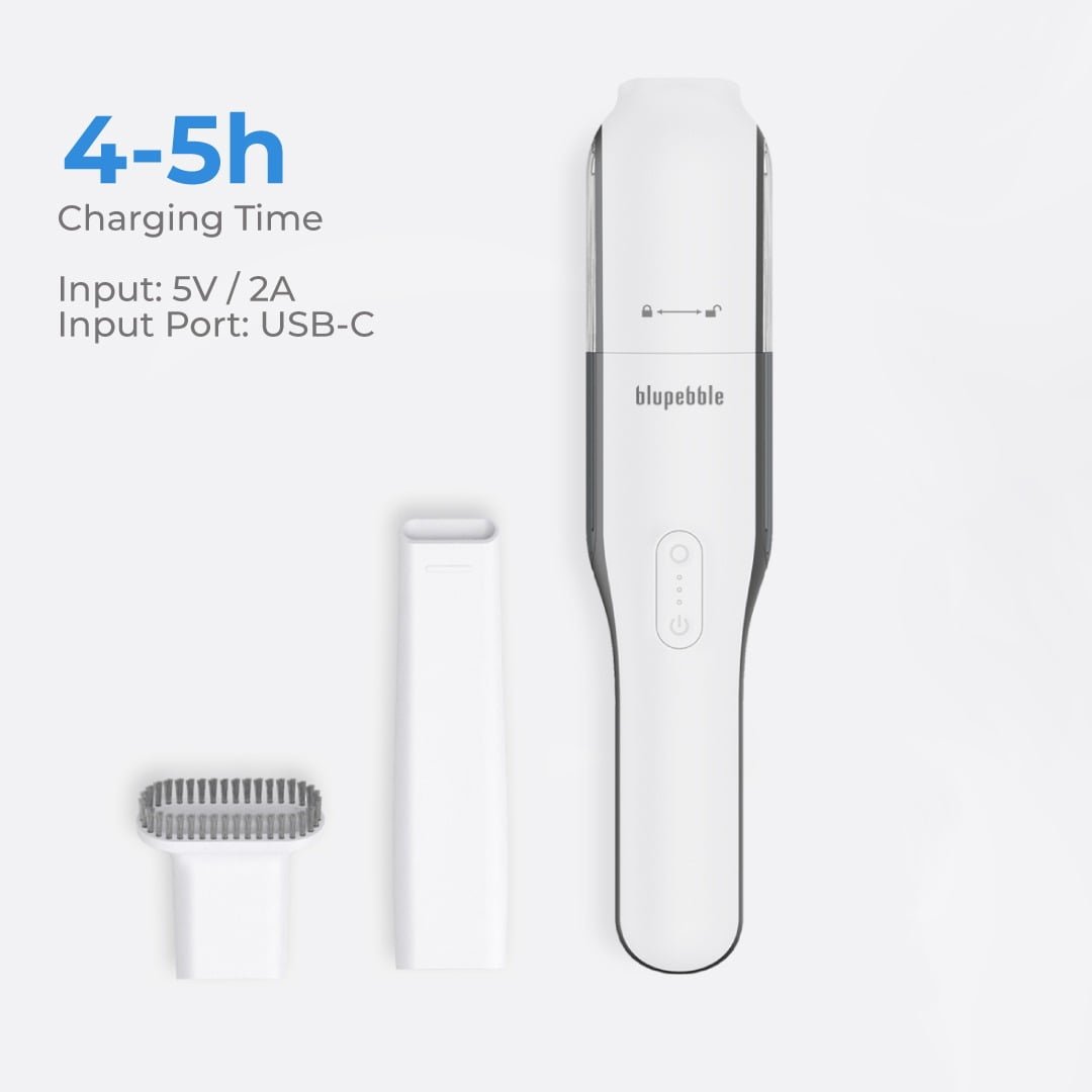 BLUPEBBLE CORDLESS HANDHELD PORTABLE VACUUM V12H WHITE BP-PVACV12H-GWH thumbnail 7