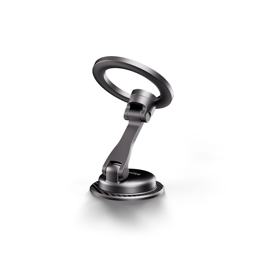 Blupebble Road Mag Magnetic Versatile Mount with MagSafe | 360° Rotation Phone Holder - Black BP-ROADMAG-BK thumbnail 4