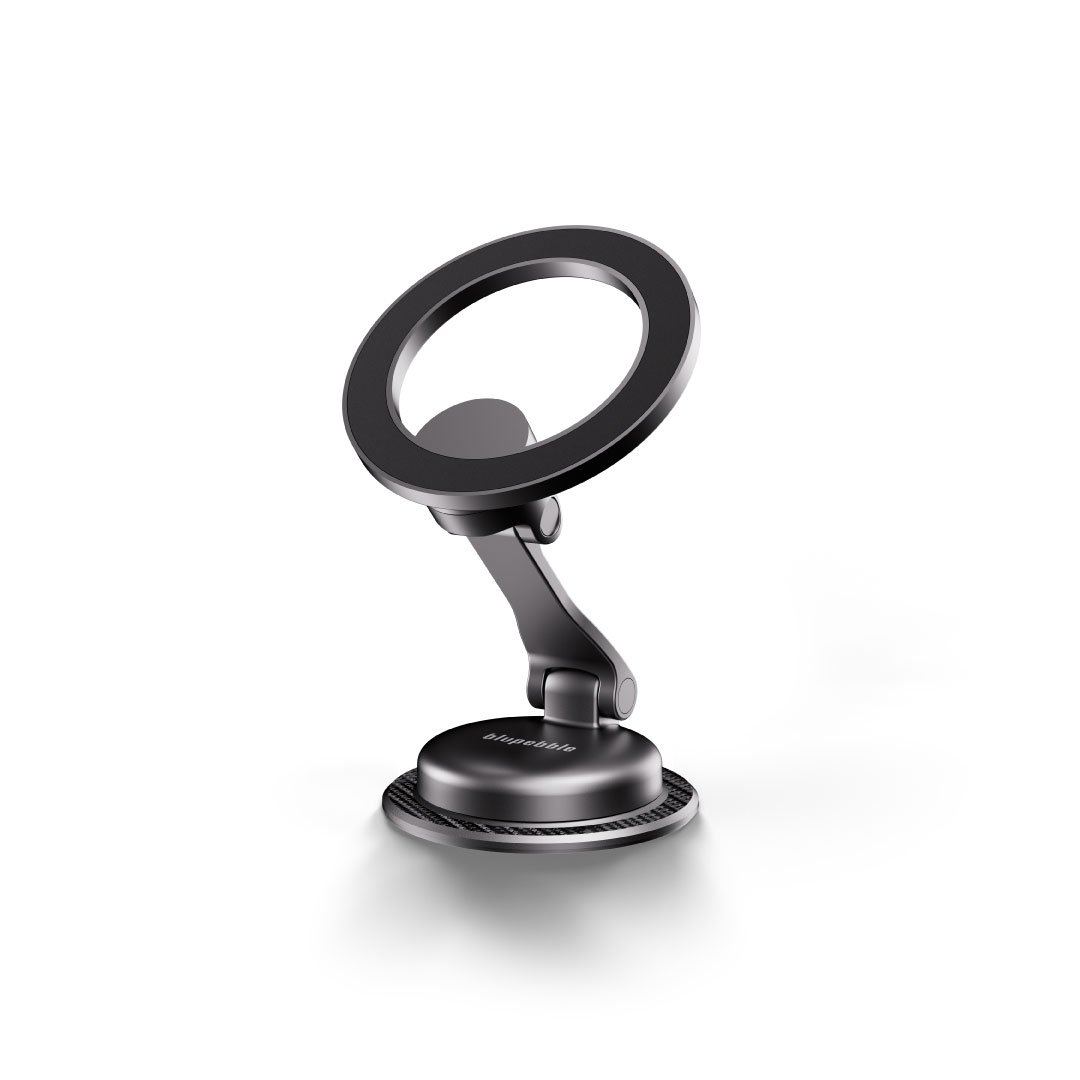 Blupebble Road Mag Magnetic Versatile Mount with MagSafe | 360° Rotation Phone Holder - Black BP-ROADMAG-BK
