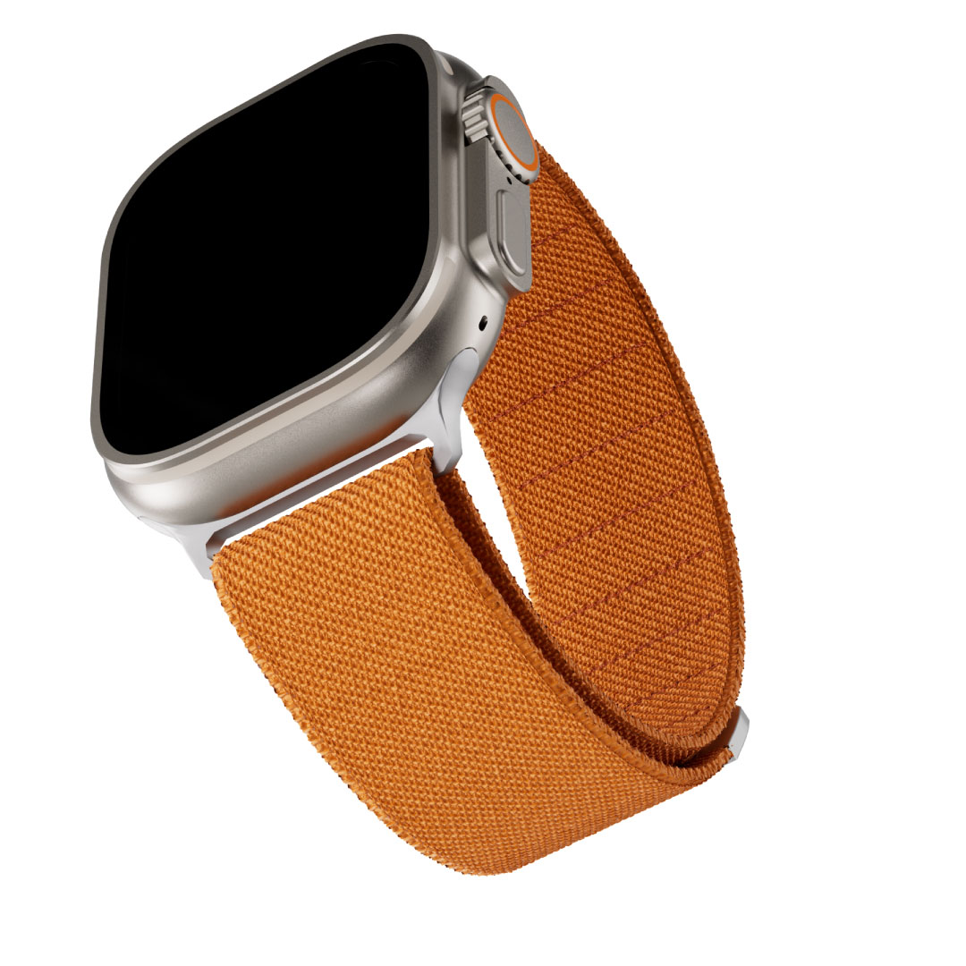 BLUPEBBLE APPLE WATCH STRAP ULTRA 3 AND SERIES 11 TERYN SERIES 49/46/45/44/42MM ORANGE BP-TERYN-OR