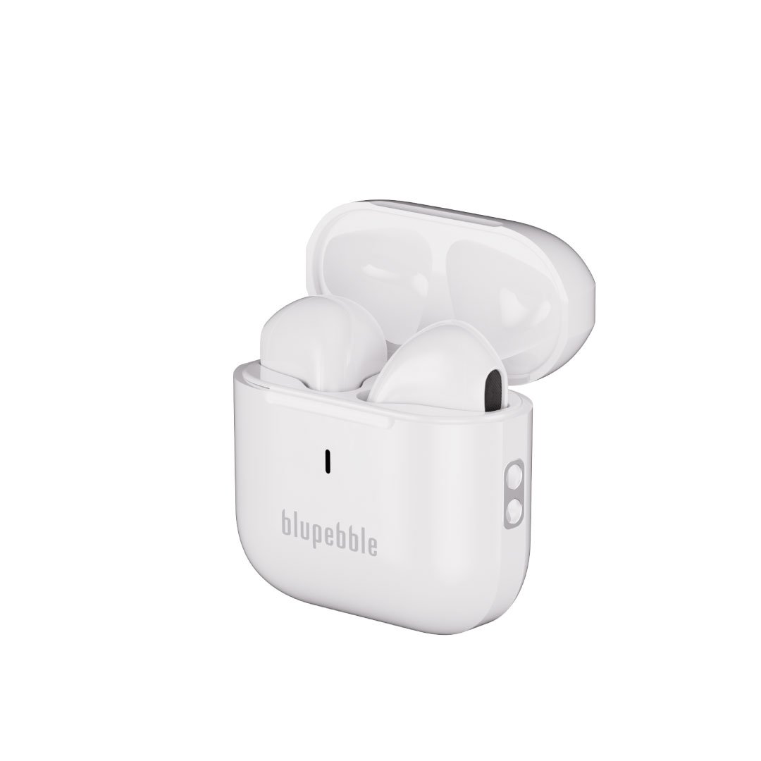 Blupebble TuneFlow True Wireless Earbuds – Crystal Clear Sound, Sleek White Design BP-TWSTUNEFLOW-WH thumbnail 5