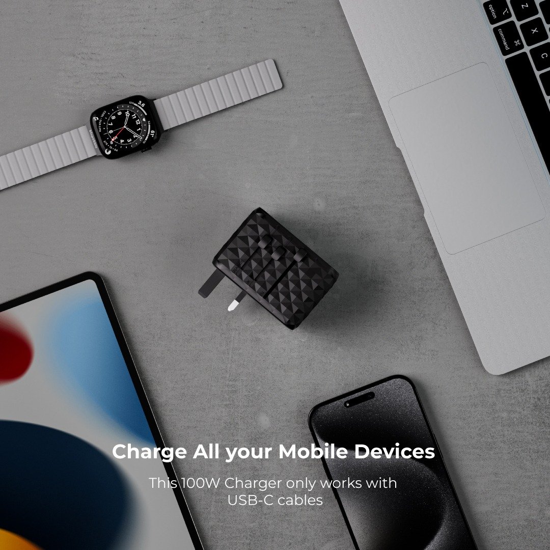 Blupebble Passport 4 World Travel Adapter - Featuring GAN III Tech, 100W Power, 3 USB-C, and 2 USB-A Ports for Ultimate Convenience : Power Up Anywhere thumbnail 10