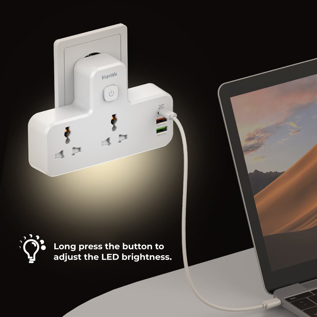 BLUPEBBLE SURGE PROTECTION WALL ADAPTER BP-WA190J2P-WH thumbnail 4