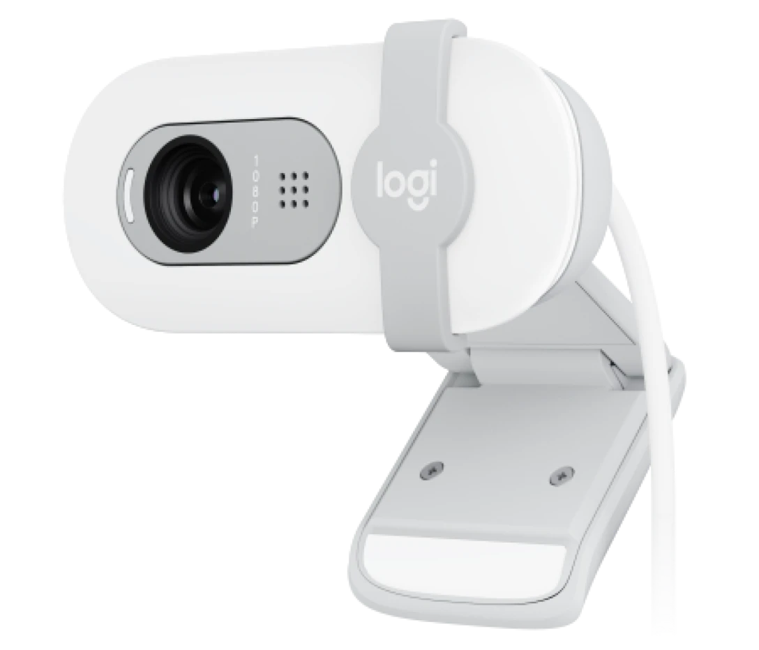 LOGITECH BRIO 100 FULL HD 1080P WEBCAM WHITE 960-001617 thumbnail 2