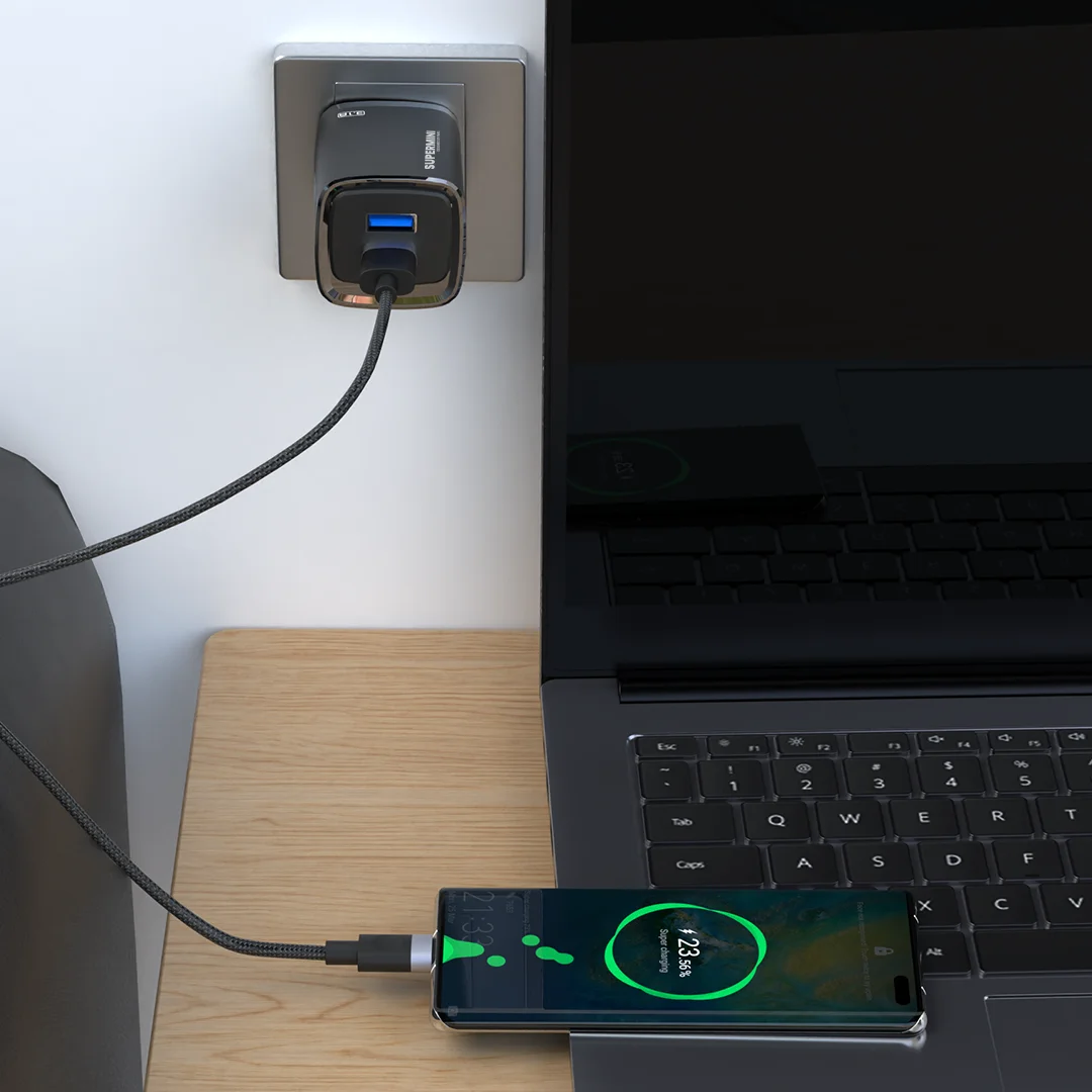 PAWA SUPERMINI TRAVEL CHARGER DUAL USB 3.1A BLACK PW-TCSP31UK-BK thumbnail 5