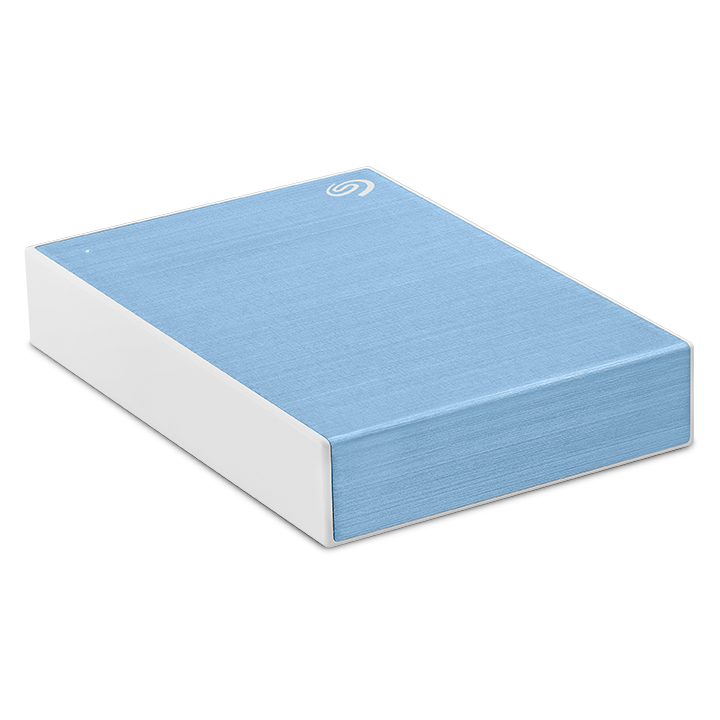 SEAGATE 4TB EXTERNAL ONE TOUCH PORTABLE HDD LIGHT BLUE STKZ4000402 thumbnail 2