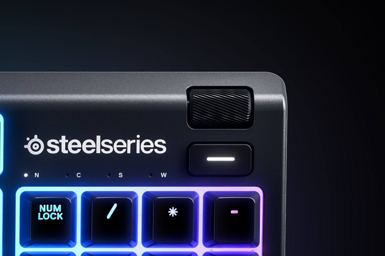 SteelSeries Apex 3 RGB Wired Gaming Keyboard (64795) - Splash Resistant, Whisper Quiet Gaming Switches, Customizable RGB Backlighting thumbnail 3