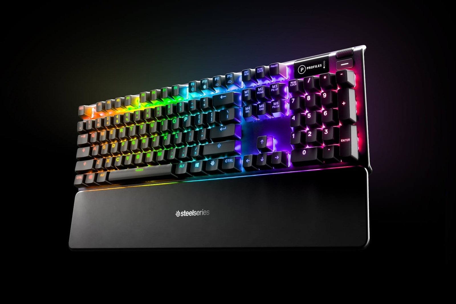 SteelSeries Apex 5 Gaming Keyboard (64532) - Hybrid Mechanical Switches, Customizable RGB Lighting, Durable Design thumbnail 2