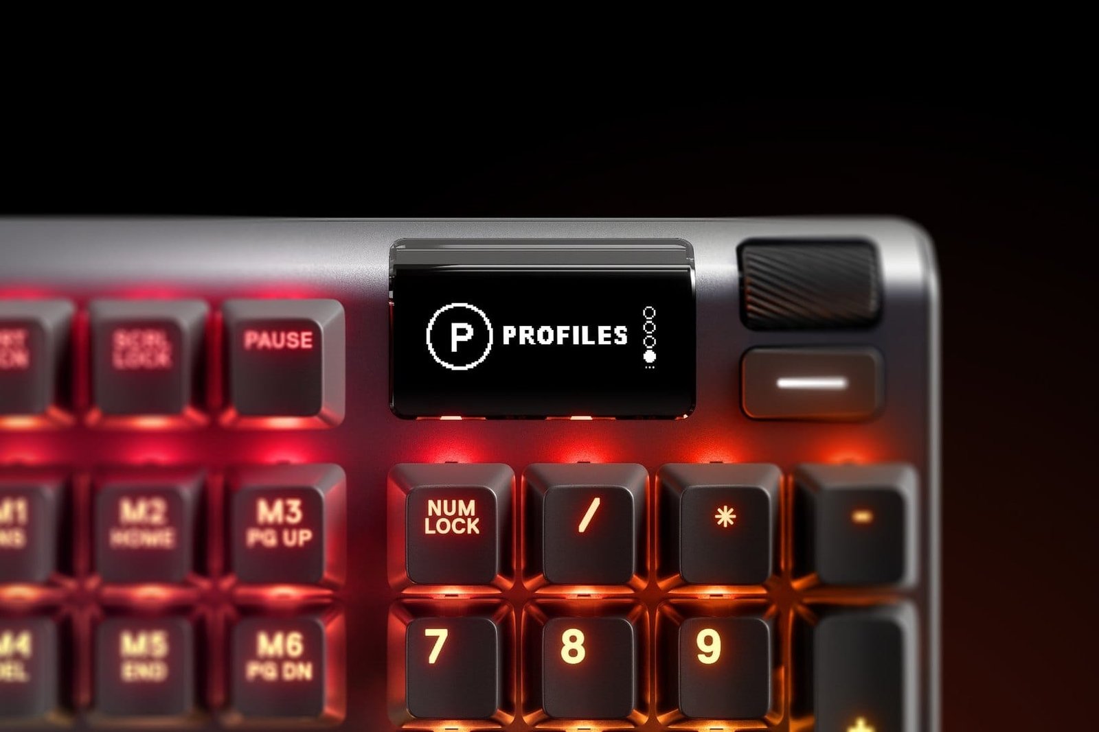 SteelSeries Apex 7 Red Switch Mechanical Gaming Keyboard US (KB 64636) - Dynamic RGB Lighting, Premium Red Switches for Quick Response thumbnail 4