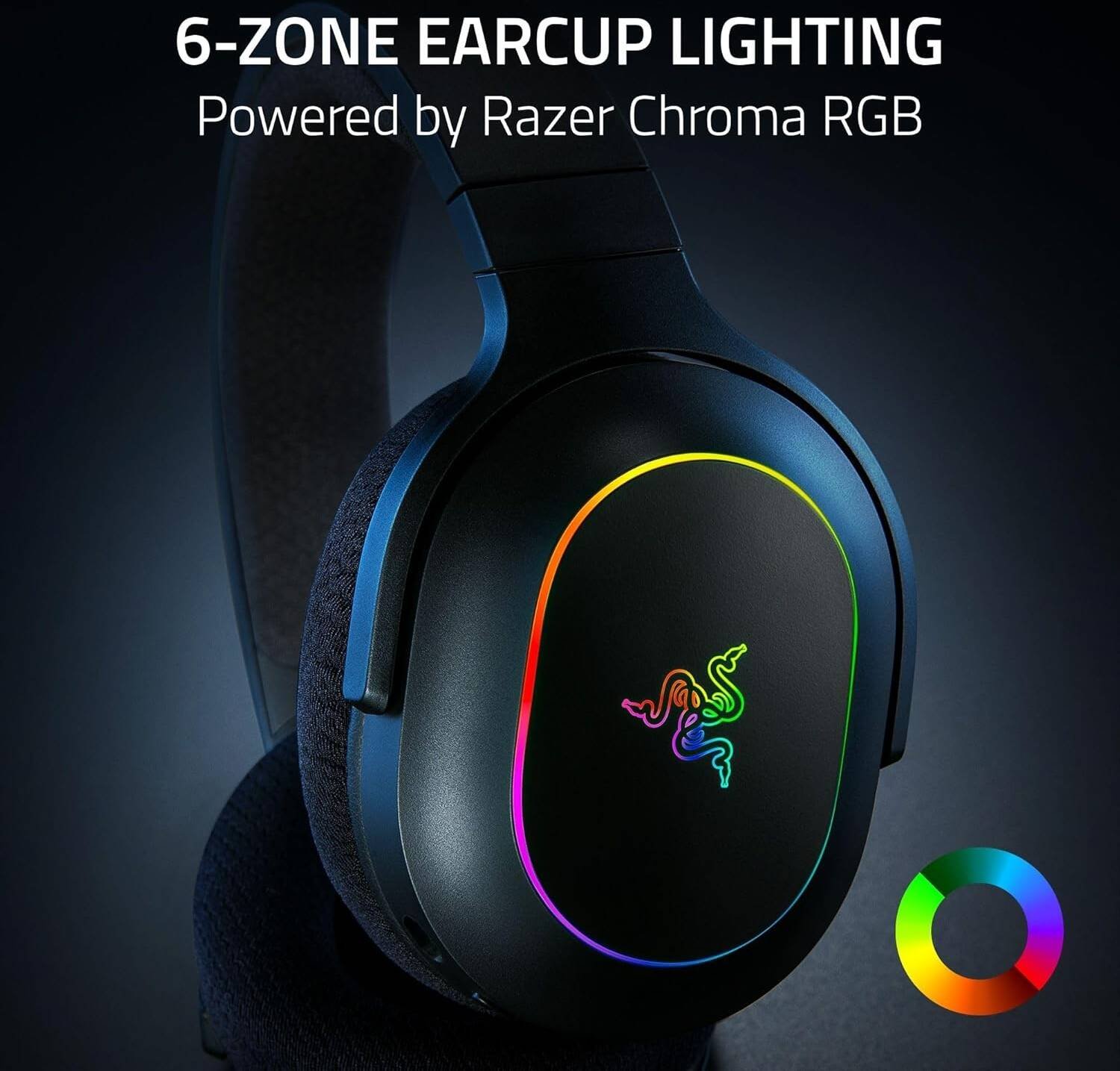 Razer Barracuda X Chroma Wireless Gaming Headset (Black, RZ04-05220100-R3M1) - 7.1 Surround Sound and RGB Lighting thumbnail 5