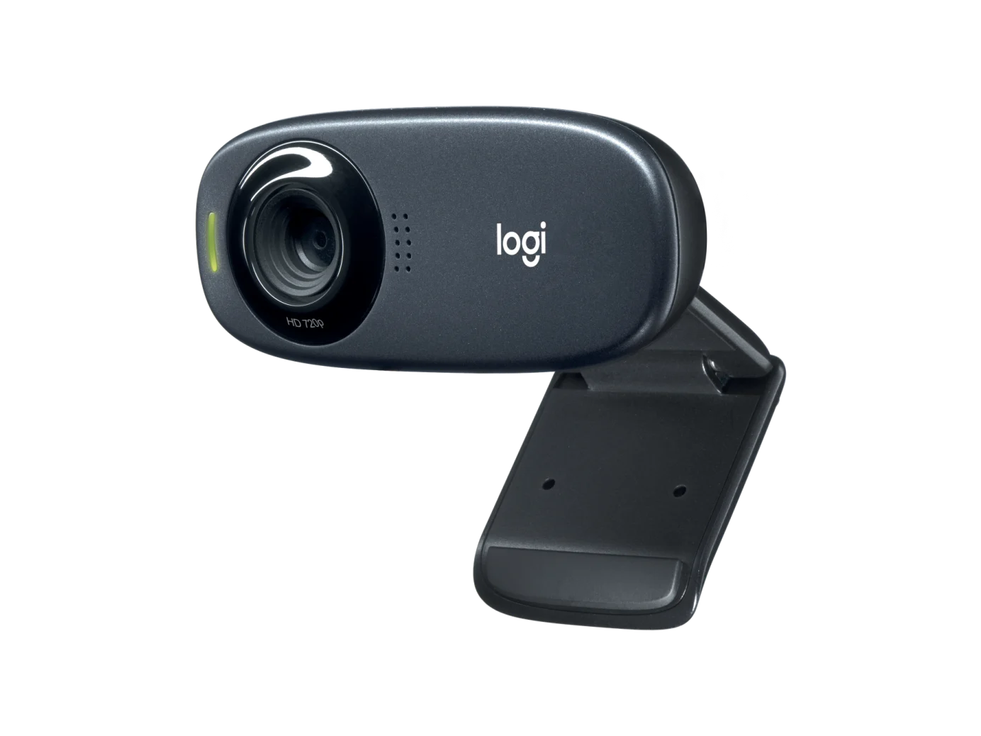 Logitech HD C310 Webcam (960-000586) - 720p Video Quality with Built-in Mic for Clear Communication