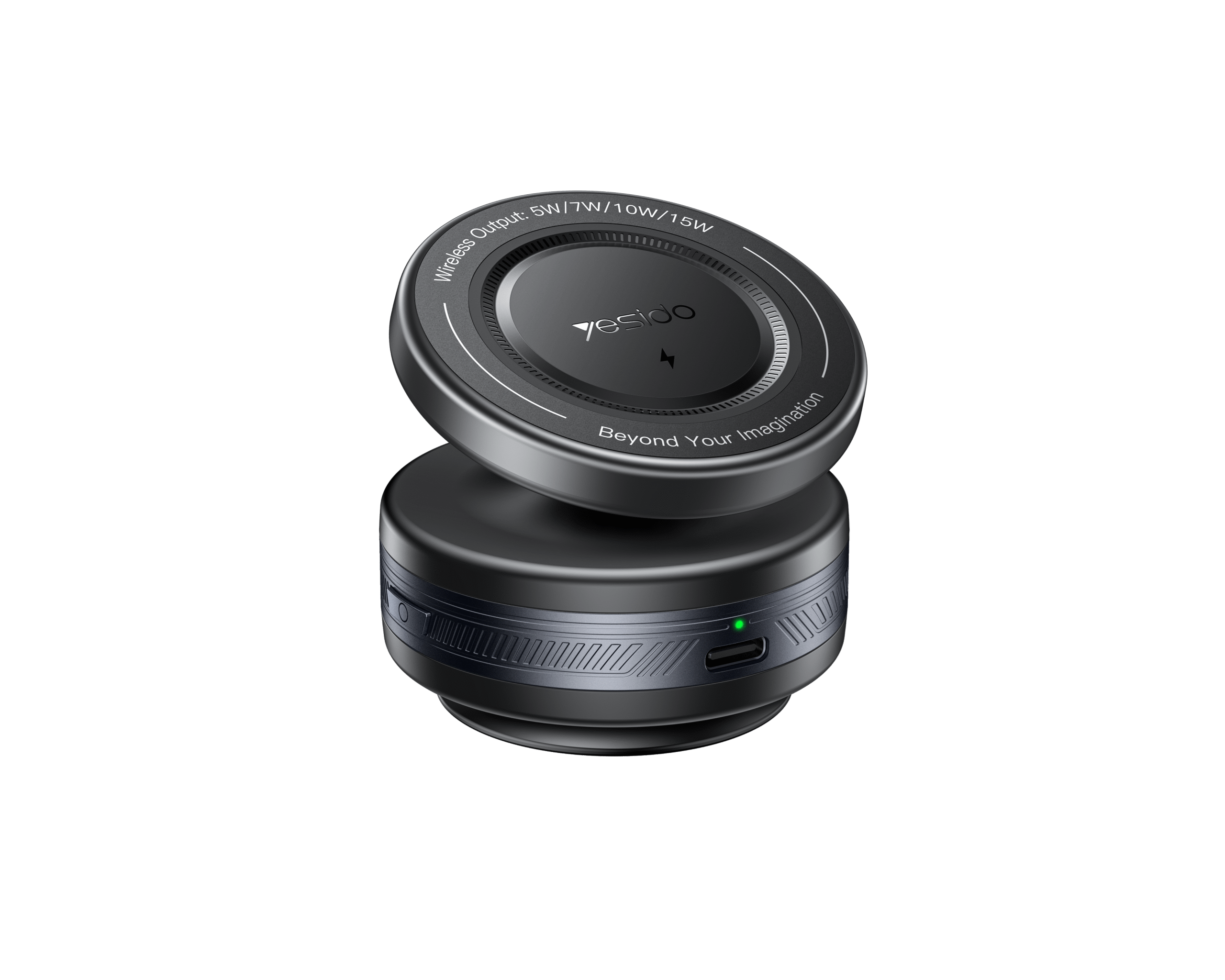 YESIDO MAGNET WIRELESS VACUUM SUCTION CUP BLACK C310