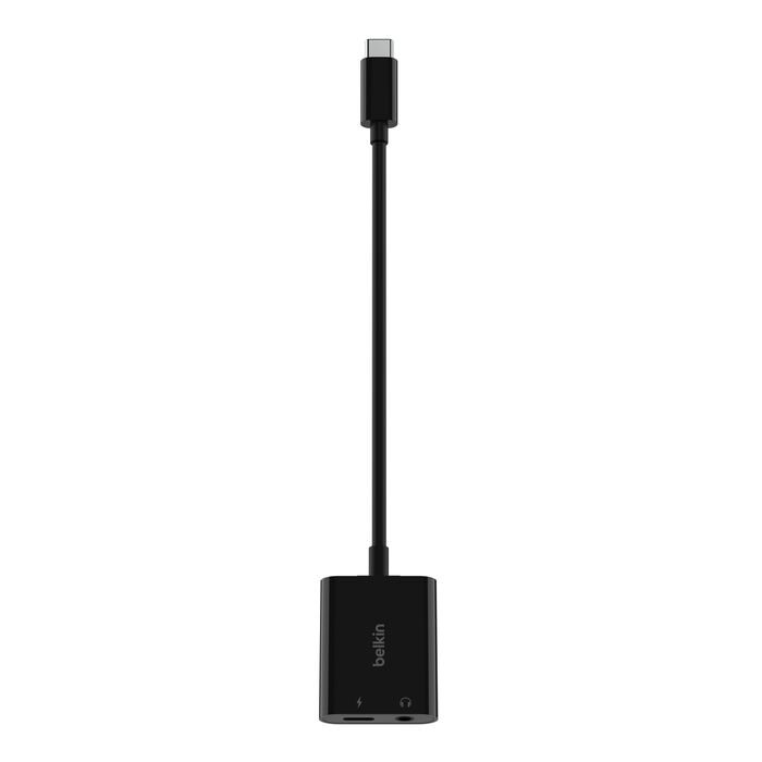 BELKIN 3.5MM AUDIO/USB-C CHARGE ADAPTER 60W NPA004BTBK thumbnail 2