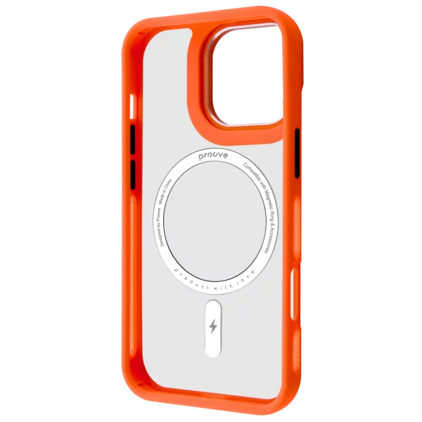 LEVELO SOLO IPHONE 17 PRO MAGSAFE MATTE CASE ORANGE LVLSOLOM17PORG thumbnail 2
