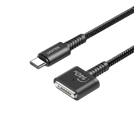 UNITEK PD 3.1 USB C TO MAGNETIC 3 CHARGING CABLE PD 140W 3M BLACK C14121BK-3M thumbnail 5