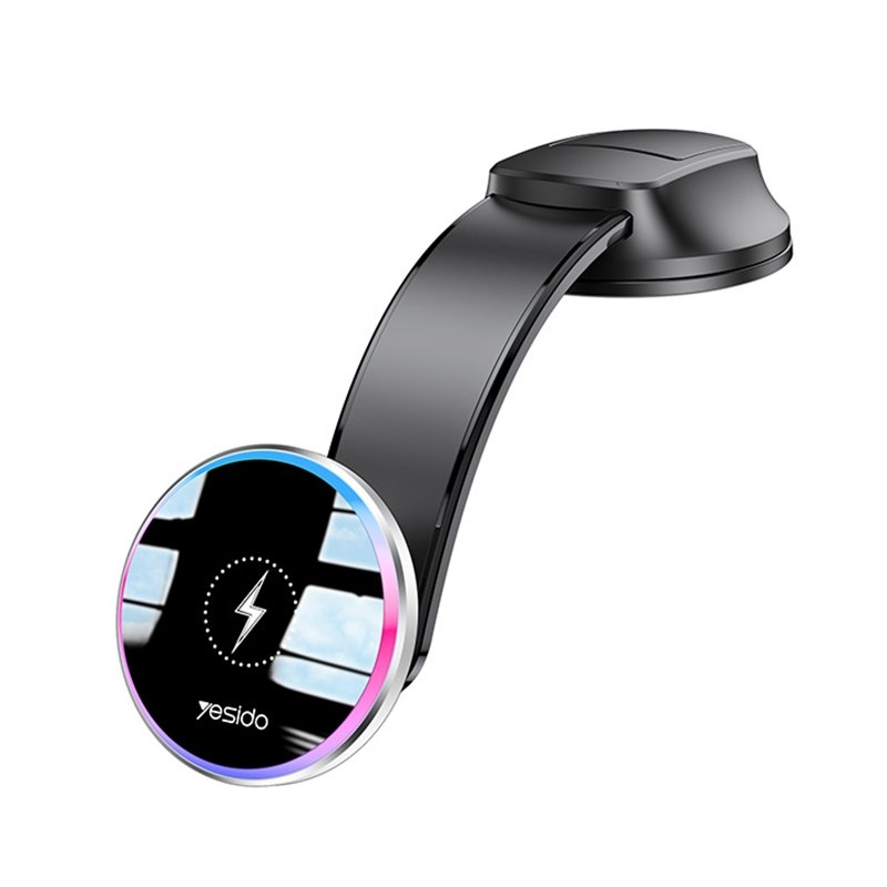 YESIDO MAGNETIC WIRELESS CHARGING PHONE HOLDER BLACK C292